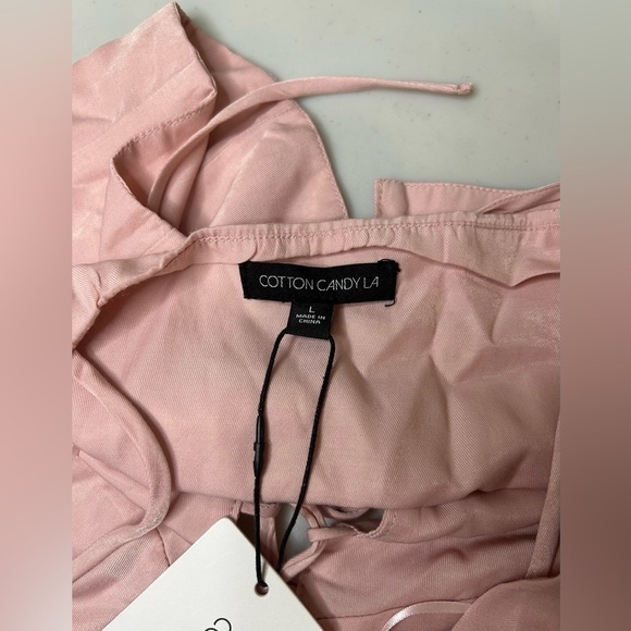 Cotton Candy LA Lace Up Corset Size Large Side Zip NWT - Picture 5 of 6